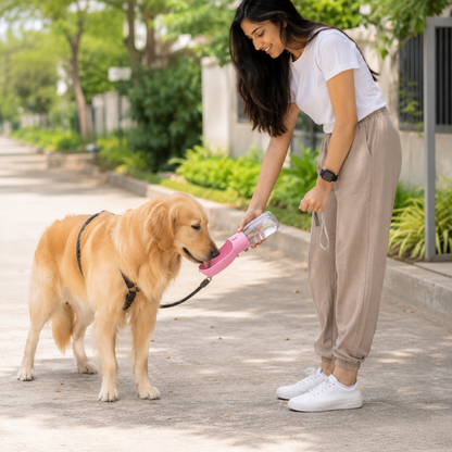 Furlo Pawsip | Dog Water Bottle With Bowl & Food Container
